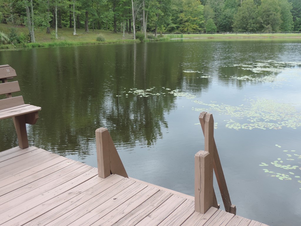 View of lake from dock